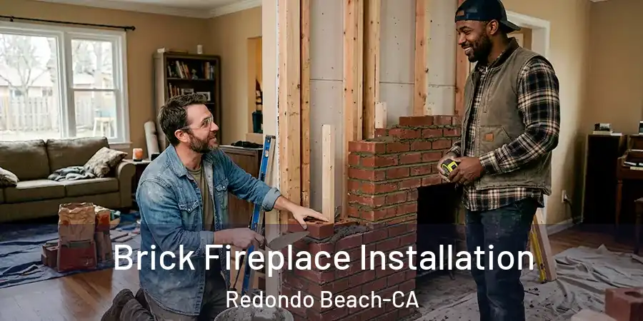  Brick Fireplace Installation Redondo Beach-CA