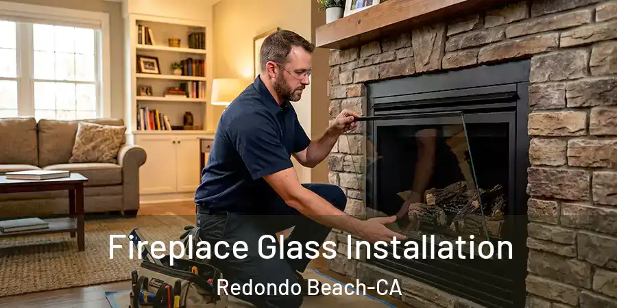  Fireplace Glass Installation Redondo Beach-CA