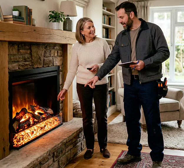 Why Redondo Beach Homeowners Choose Our Electric Fireplace Embers Team?