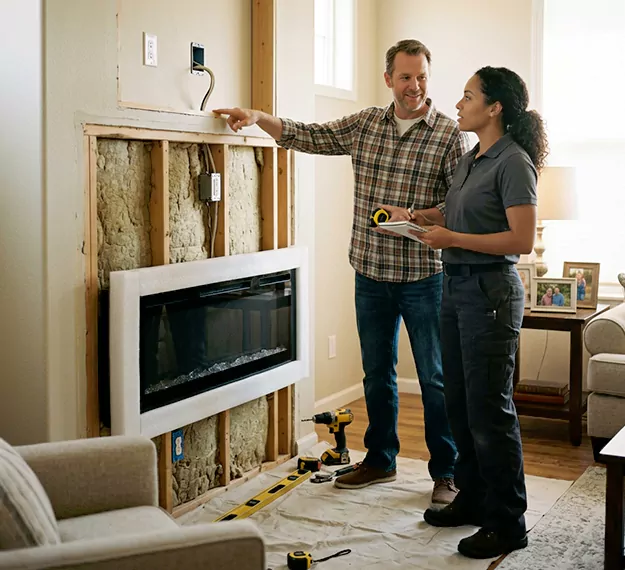 Why Redondo Beach, CA Homeowners Choose Our Electric Fireplace Installation Team?