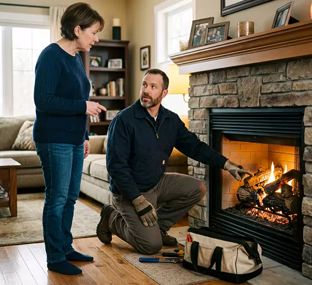 Why Redondo Beach Homeowners Choose Our Gas Fireplace Logs Team?