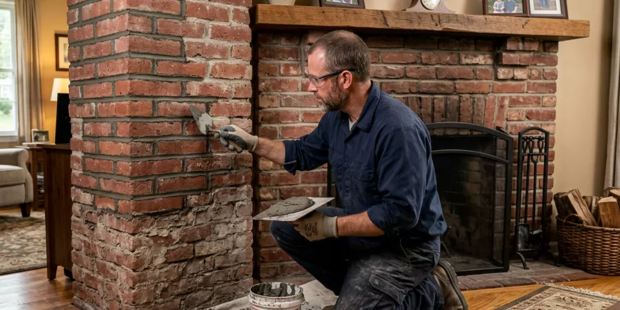 Repointing Brick Fireplace Redondo Beach