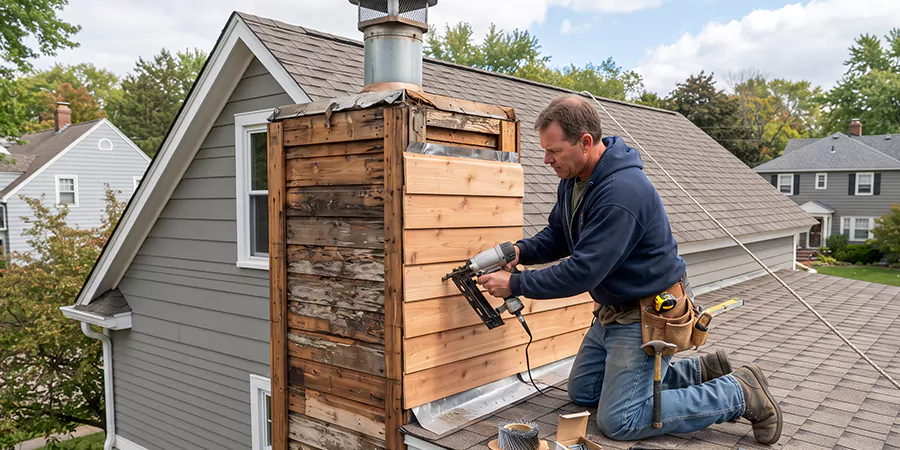 Wood Chimney Chase Repair Redondo Beach