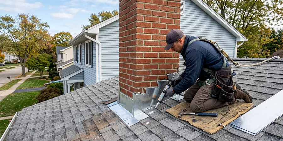 Roof and Chimney Flashing Leak Repair Redondo Beach