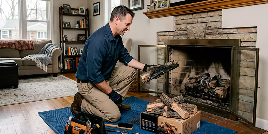 Replacing Gas Fireplace Logs Redondo Beach